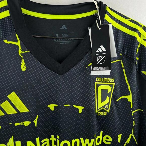 NWT Authentic Columbus Crew Jersey 24/25 Away Kit Men's Size XL Black Adidas - Picture 8 of 8